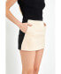 Women's Color block Skort