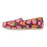 Фото #3 товара TOMS Alpargata Floral Slip On Womens Pink Flats Casual 10018775T