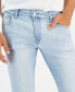 Фото #4 товара Men's Light-Wash Slim Tapered Fit Jeans