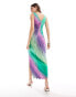 Фото #4 товара Closet London bias cut satin maxi dress in ombre