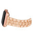 ფოტო #2 პროდუქტის Women's Rose Gold-Tone Alloy Bracelet Compatible with 38mm, 40mm and 41mm Apple Watch