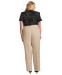 Plus Size High-Rise Modern-Fit Pants