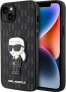 Фото #1 товара Karl Lagerfeld Etui Karl Lagerfeld KLHCP14MSAKHPKK Apple iPhone 14 Plus czarny/black Saffiano Monogram Ikonik