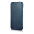 Фото #6 товара Глянцевый кожаный iPhone 14 чехол с магнитной крышкой CE Oil Wax Premium Leather Заказ синий