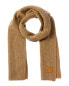 Фото #1 товара Vince Shaker Stitch Rib Knit Wool & Cashmere-Blend Scarf Men's Brown Os