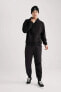 Erkek Siyah Kanvas Pantolon - B7493AX/BK81