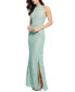 ფოტო #3 პროდუქტის Women's New Liza Lace Halter Sleeveless Gown