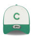 Фото #2 товара Men's White, Green Chicago Cubs 2024 St. Patrick's Day 39THIRTY Flex Fit Hat
