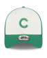 ფოტო #2 პროდუქტის Men's White, Green Chicago Cubs 2024 St. Patrick's Day 39THIRTY Flex Fit Hat