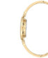 ფოტო #2 პროდუქტის Women's Diamond Accent Gold-Tone and Ivory Bracelet Watch 34mm
