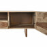 TV furniture DKD Home Decor Waves Brown Light brown Wood 145 x 45 x 46 cm