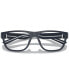 ფოტო #5 პროდუქტის Men's Pillow Eyeglasses, AX3102U 56