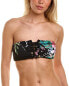 Vince Camuto Pacific Grove Front to Back Bandeau Bikini Top Black MD - фото #1