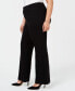 ფოტო #3 პროდუქტის Plus Size Wide-Leg Trousers