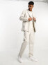 Фото #9 товара Jack & Jones Premium relaxed fit suit trousers in cream