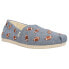 Фото #2 товара TOMS Alpargata Slip On Womens Blue Flats Casual 10017321T