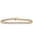 ფოტო #1 პროდუქტის Diamond Link Tennis Bracelet (1 ct. t.w.) in 10k Gold, Created for Macy's