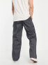 Dickies double knee work trousers in grey