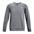 UNDER ARMOUR Essential Fleece sweatshirt Pitch Gray Medium Heather / White, M - фото #4