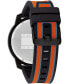 Фото #3 товара Часы и аксессуары Tommy Hilfiger мужские многофункциональные оранжевые силиконовые наручные часы 50 мм