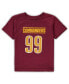 Фото #3 товара Preschool Boys and Girls Chase Young Burgundy Washington Commanders Mainliner Player Name and Number T-shirt