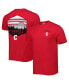 ფოტო #1 პროდუქტის Men's Red Cornell Big Red Landscape Shield T-shirt