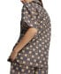 Men's Classics New Prep Short Sleeve Medallion Print Shirt