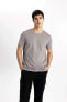 Фото #5 товара Erkek T-shirt T5014az/gr90 Grey