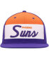 ფოტო #4 პროდუქტის Men's White, Purple Phoenix Suns Retro Sport Colorblock Script Snapback Hat