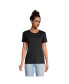 ფოტო #1 პროდუქტის Women's Tall Relaxed Supima Cotton T-Shirt