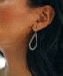 ფოტო #4 პროდუქტის 14K Gold Plated or Rhodium Plated Nikole Chain Link Dangle Earrings