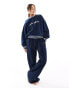 Фото #1 товара 4th & Reckless Madison lounge wide leg jogger in navy