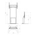 Фото #3 товара Hagor Floorstand Lift Pro Light White - 139.7 cm (55") - 2.18 m (86") - 120 kg - 800 x 600 mm - White