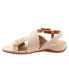 Фото #4 товара Softwalk Tieli S2109-108 Womens Beige Extra Wide Leather Strap Sandals Shoes 7