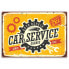 Leinwandbilder Autoservice Retro Schild