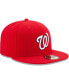 Фото #3 товара Men's Washington Nationals Game Authentic Collection On-Field 59FIFTY Fitted Cap