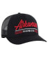 Men's Black Arkansas Razorbacks Garner Trucker Adjustable Hat