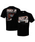 ფოტო #1 პროდუქტის Men's Black Martin Truex Jr 2023 NASCAR Cup Series Schedule T-shirt