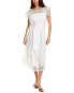 Фото #1 товара Joie Aspen Midi Dress Women's White Xl