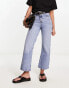 Фото #3 товара ASOS DESIGN cropped easy straight jeans in light blue