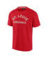Фото #3 товара Men's and Women's Red St. Louis Cardinals Super Soft Short Sleeve T-shirt