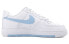 【定制球鞋】Nike Air Force 1 Low '07 空军一号 改色 简洁 涂鸦 雾霾蓝 低帮 板鞋 男款 灰蓝白 / Кроссовки Nike Air Force CW2288-111