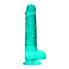 Crystal Clear - Dildo with Balls, 21 cm