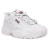 Фото #2 товара Fila Disruptor Ii Premium Lace Up Womens White Sneakers Casual Shoes 5FM00002-1