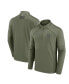 Фото #1 товара Men's Olive Oregon Ducks OHT Military-Inspired Appreciation Titan Raglan Quarter-Zip Jacket