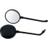 POLO Handlebar Mounted Mirror 13 Round Rear View Mirror