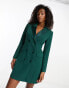 Фото #4 товара Forever New tailored blazer dress in emerald