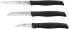 Фото #1 товара Zwilling 38737000 Twin Grip 3-Piece Knife Set, Friodur Blade, Handle: Plastic, 350 x 105 x 15 mm, Black
