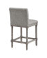 Фото #10 товара Abbott 26" Spindle Counter Stool with Frame and Faux Leather