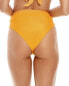 Фото #2 товара Agua by Agua Bendita 295827 Lily Twist Waist Bikini Bottom Yellow Size Small